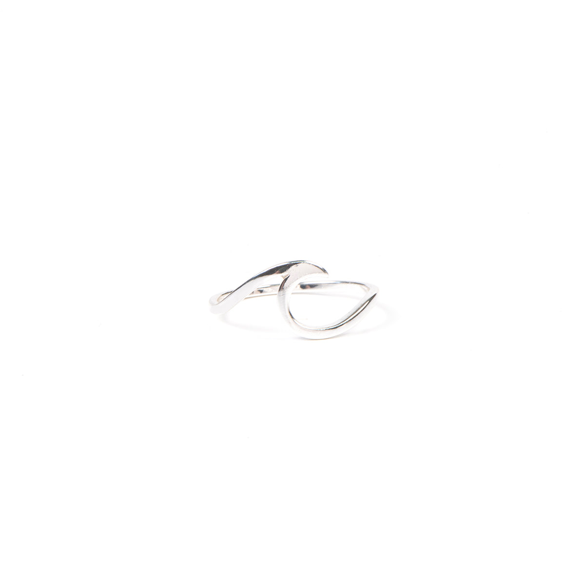 Bague argent sterling .925 design grande vague - Alma 5-2