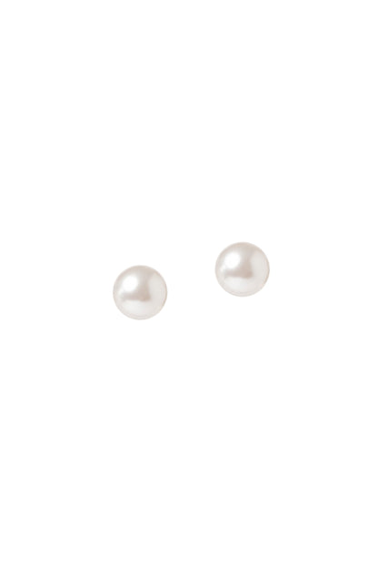 Boucles d'oreilles perles blanches en argent sterling .925 - Grace 1