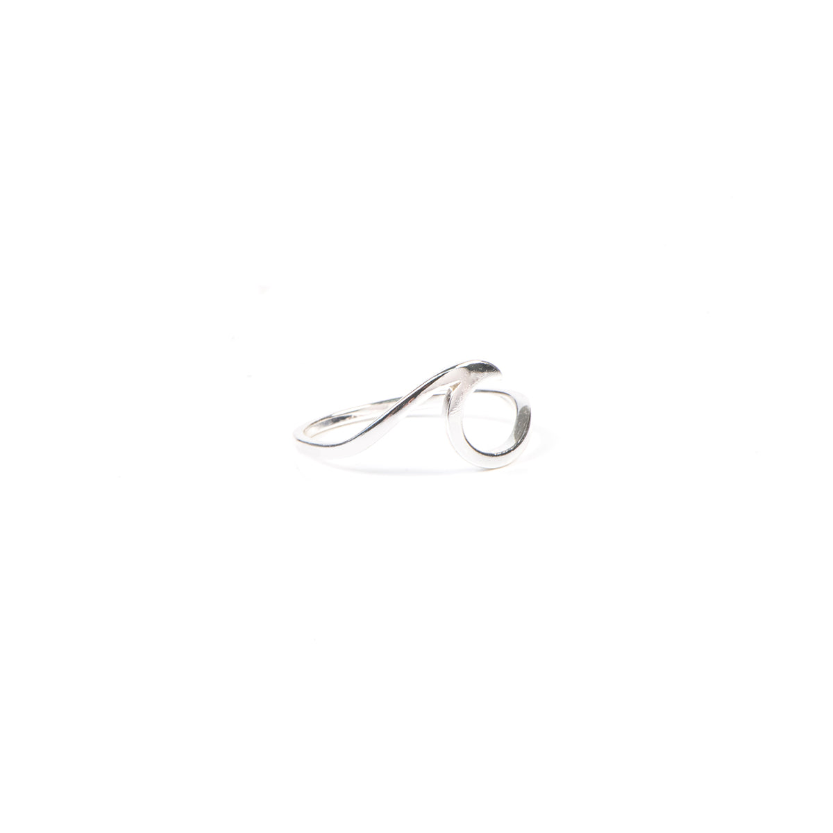 Bague argent sterling .925 design grande vague - Alma 5-1