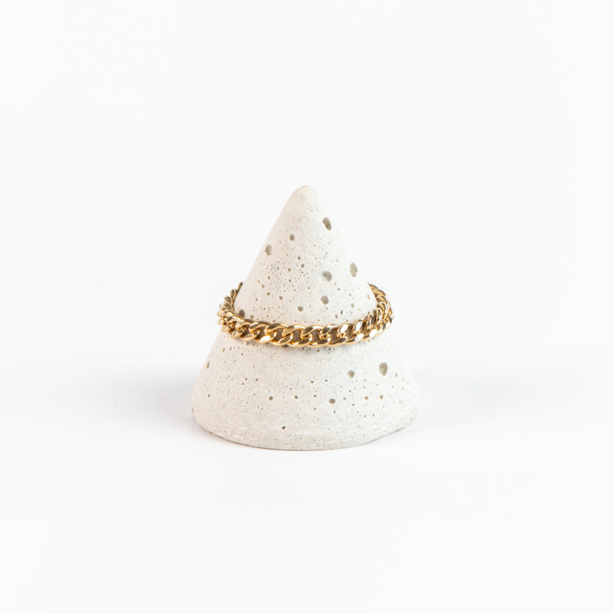 Bague chaîne mailles souples en or rempli 14K Keira 2 - Kara Bijoux -2