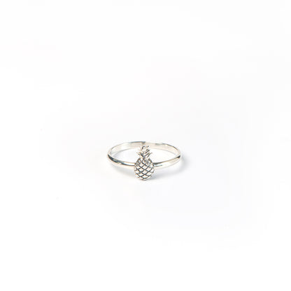 Bague délicate ananas en argent sterling .925 Kara x Sanana - Mélodie 5-1