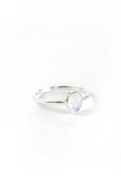 Bague argent sterling .925 avec cristal moonlight - Millie 4-1