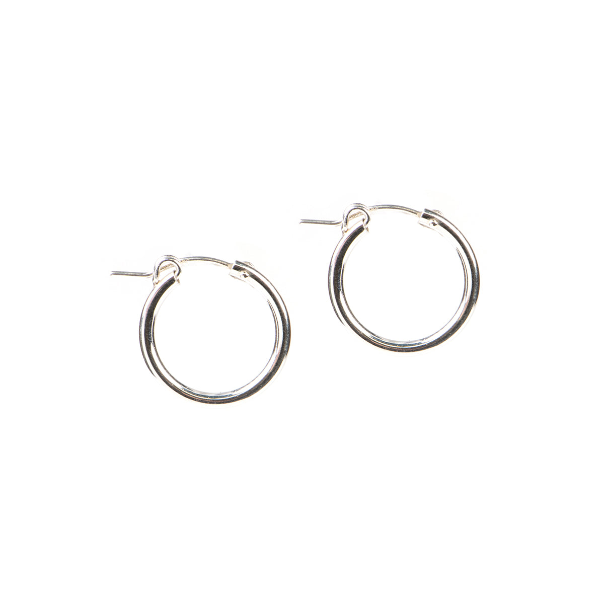 Boucles d'oreilles anneaux argent sterling 19 mm Florence 3-2