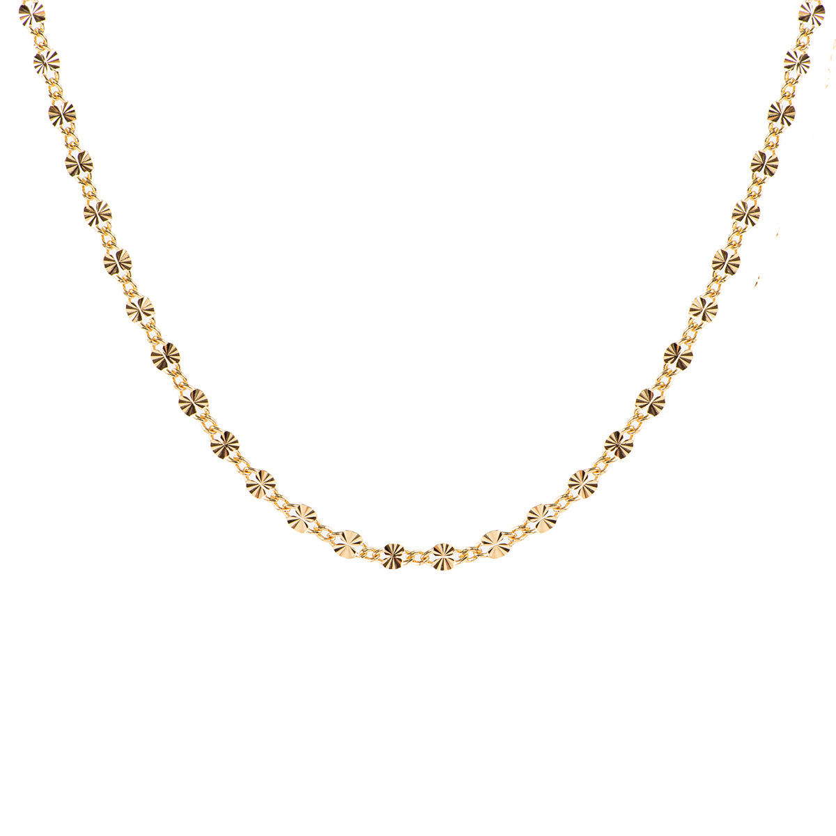 Collier court délicat chaîne en or rempli 14K automne-hiver 2025 - Alice 6-2