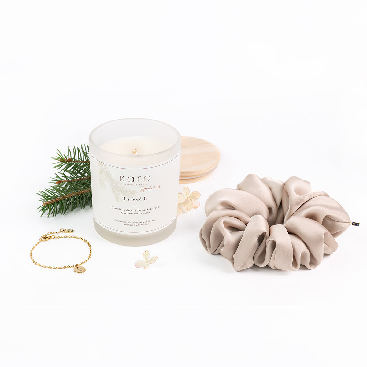 Chandelle de cire de noix de coco - La Boréale et bijou spécial 10 ans-lifetsyle-2
