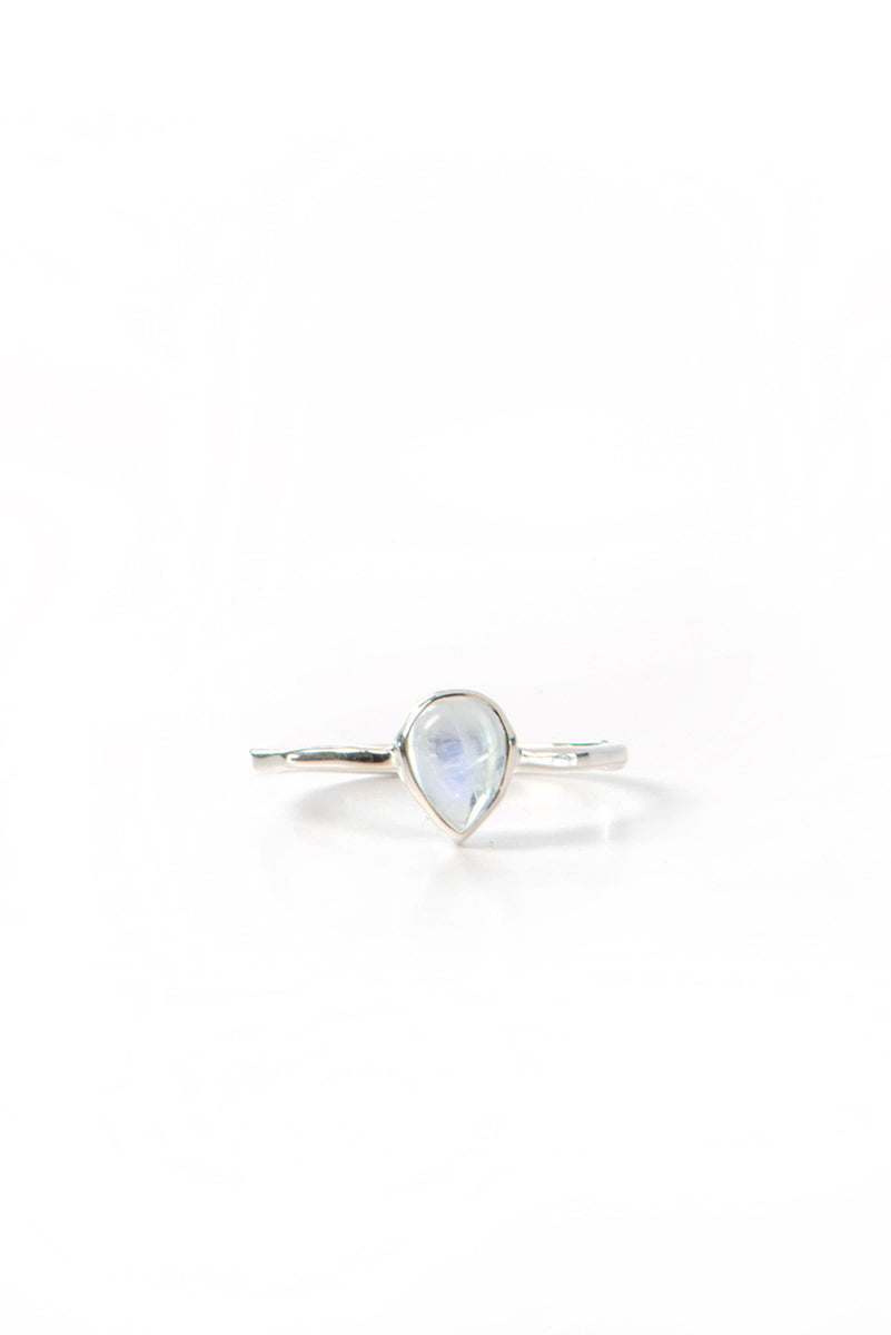 Bague argent sterling .925 avec cristal moonlight - Millie 4-2