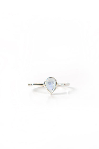 Bague argent sterling .925 avec cristal moonlight - Millie 4-2