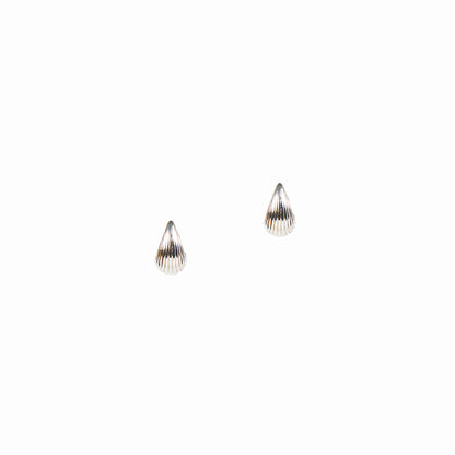 Boucles d'oreilles petits anneaux larges design ligné fin placage  argent Raphaëlle 7 argent-2