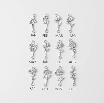 Image bracelet Marguerite 3 12 fleurs de naissance